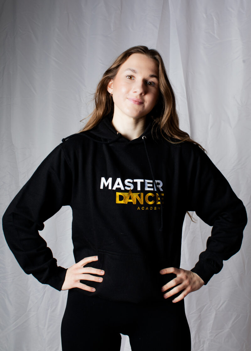 Bluza Czarna z kapturem MASTER DANCE - obrazek 4