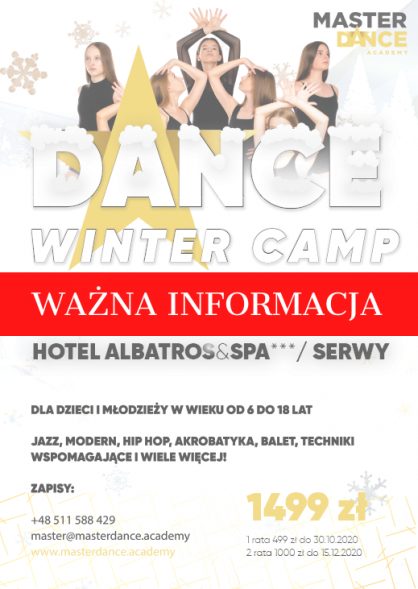 WINTER CAMP 2021 - NEWS IN CONNECTION WITH PRIME MINISTER'S CONFERENCE 21.11.2020