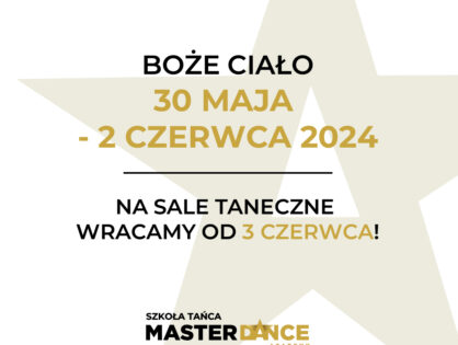 Przerwa w zajęciach 30.05-02.06