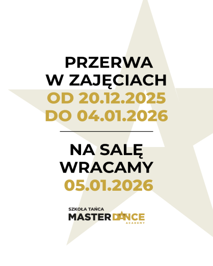 Przerwa świąteczna Master Dance Academy